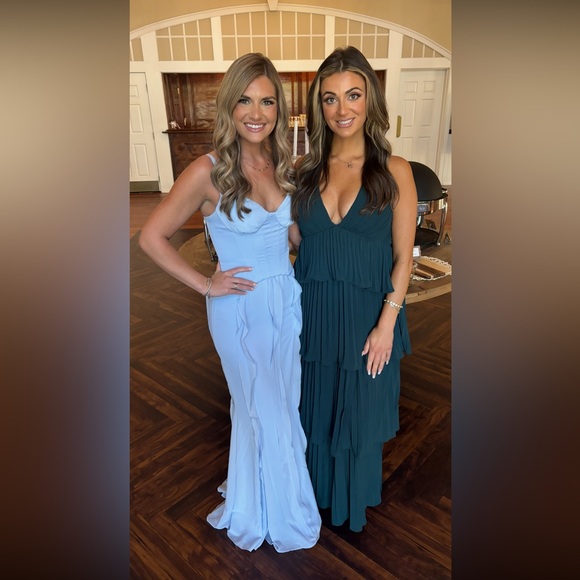 Oh Polly Corset Frill Maxi Dress - Picture 3 of 3